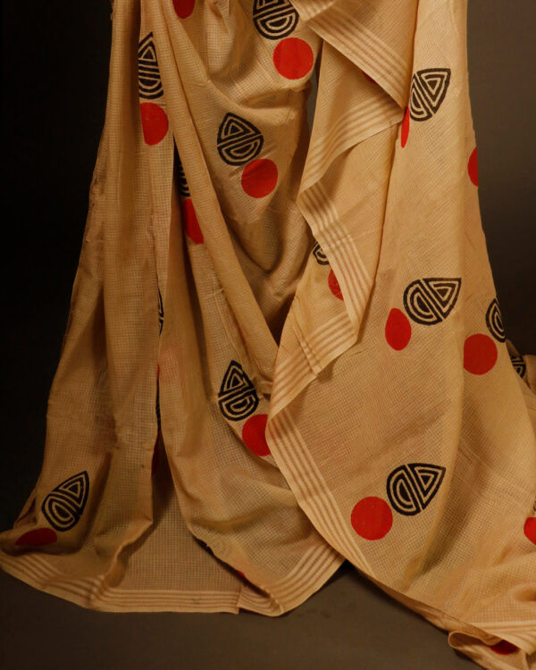 Sandal Serenity Mul Cotton Saree