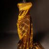 Greenish Gold Colour Silk Cotton Saree