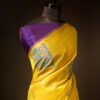 Pure Yellow Silk Cotton Saree
