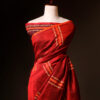 Pure Red Silk Cotton Saree