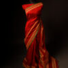 Red and Yellow color Silk Cotton Saree