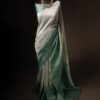 Serenity in Green Pastel Green Pure Dupion Silk Saree