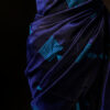 Midnight Elegance Ink Blue Handloom Silk Cotton Saree