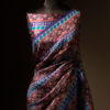 Pastel Palette Light Grey Multicolor Printed Pure Organza Silk Saree
