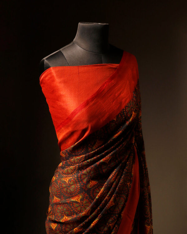 Scarlet Whispers Red Soft and Light Handloom Silk Cotton Saree
