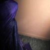 Pure Hand Block Printed Line Tussar Saree