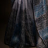 Silver Mist Grey Pure Organza Silk Saree