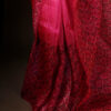 Whispering Petals Baby Pink Pure Organza Silk Saree