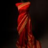 Red and Yellow color Silk Cotton Saree