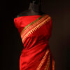 Red and Yellow color Silk Cotton Saree