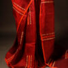 Pure Red Silk Cotton Saree