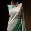 Serenity in Green Pastel Green Pure Dupion Silk Saree