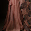 Pastel Petal Light Pink Pure Organza Silk Saree