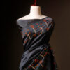Grey  Color Silk Cotton Saree