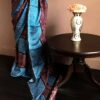 Hand Block Printed Pure Desi Tussar Silk Saree