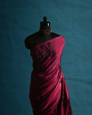 Fancy Saree H S Silk Hand block Printed