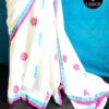 Creamy White Mul Cotton Saree