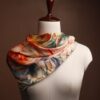 Elegant Floral Silk Scarf for Women | Lightweight & Timeless